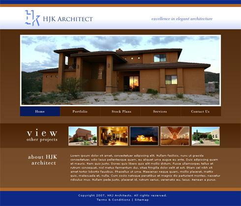 HJK Architect website