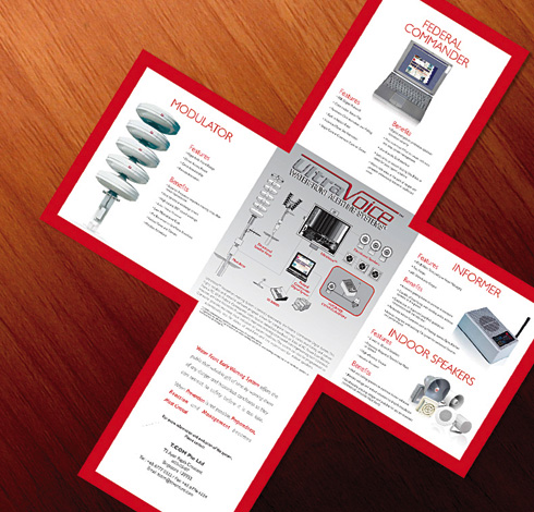 Federal Systems direct mailer inside spread
