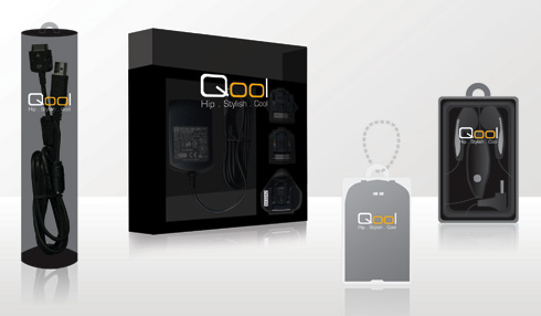 Qool accessories packaging visual