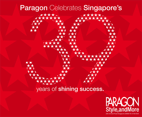 Paragon National Day press ad
