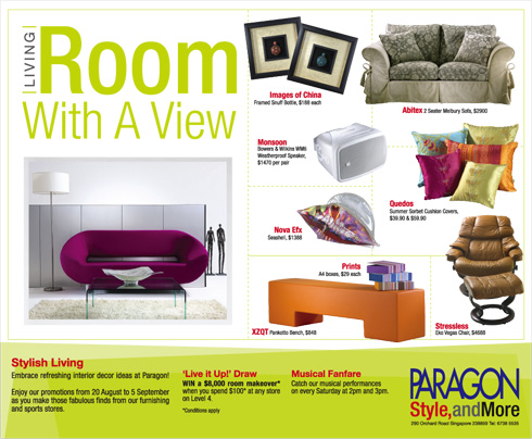 Paragon furnishing ad