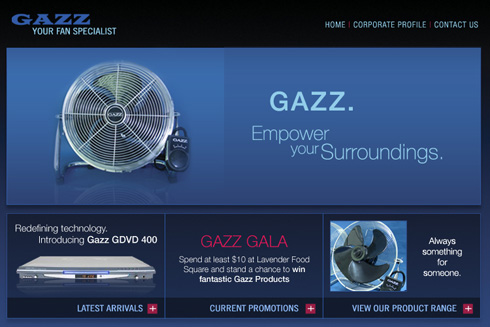 Gazz website