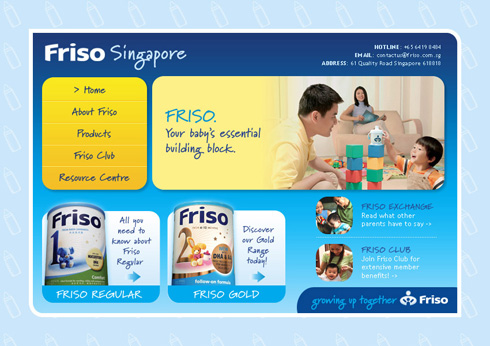 Friso Singapore website