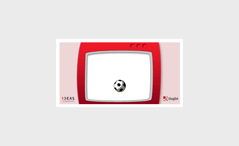 Singtel soccer alert banner